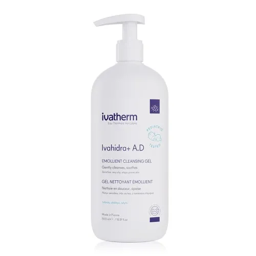 Gel Spalare Emolient Ivahidra+ A.D, 500ml, Ivatherm