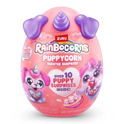 Jucarie de Plus PuppyCorn Surprise S4 Catelusul +3 ani - Rainbocorns
