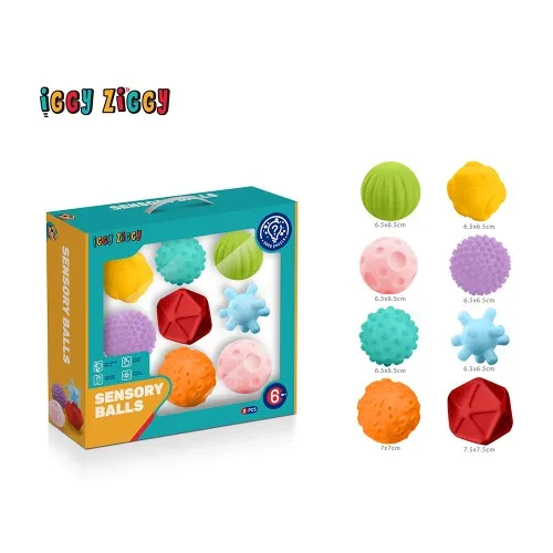 Jucarie Prescolari Bile Senzoriale +6 luni - Iggy Ziggy