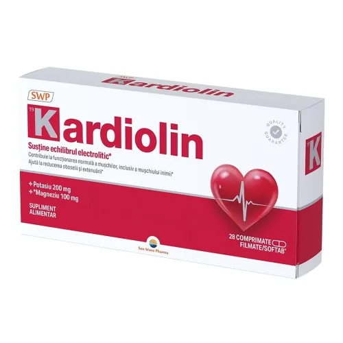 Kardiolin, 28 comprimate filmate, Sun Wave Pharma