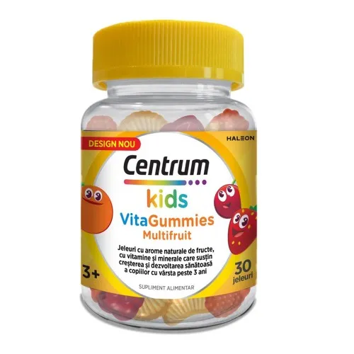 Centrum Kids VitaGummies Multifruit, 30 jeleuri, Haleon