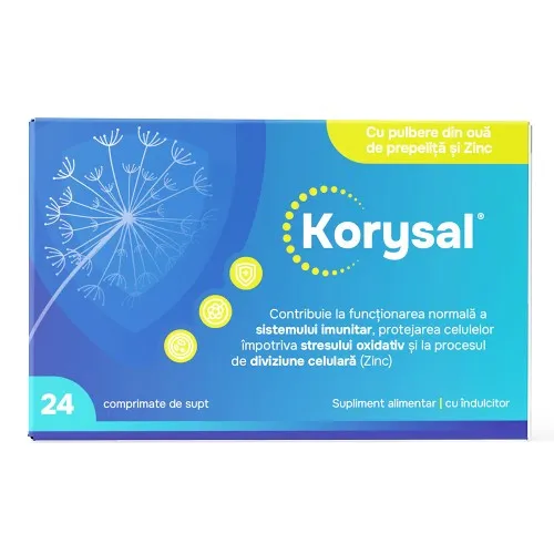Korysa, 24 comprimate de supt, NaturPharma