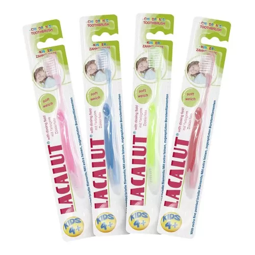 Periuta de dinti Lacalut Kids, 4-8 ani, Theiss Naturwaren