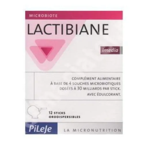 Lactibiane Imedia, 12 plicuri, Pileje