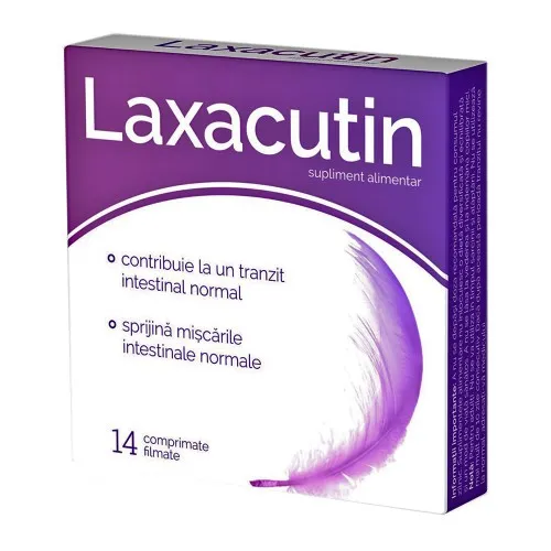Laxacutin, 14 comprimate filmate, Zdrovit