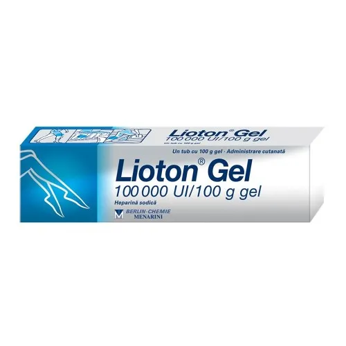 Lioton Gel, 100000 U.I./100 g, 100 g, Menarini