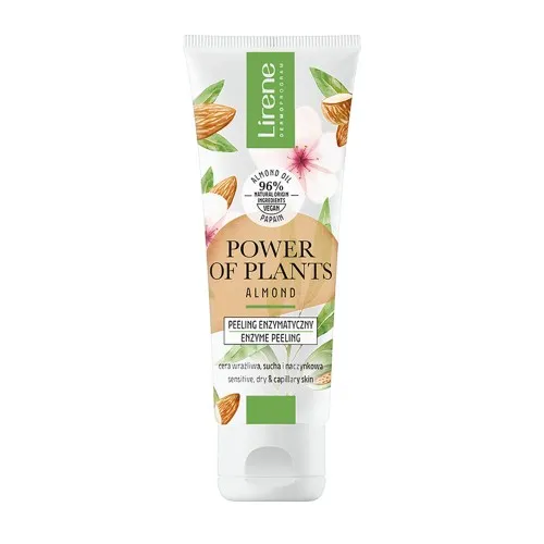 Peeling Enzimatic pt Piele Sensibila, Power of Plants Almond, 75ml, Lirene