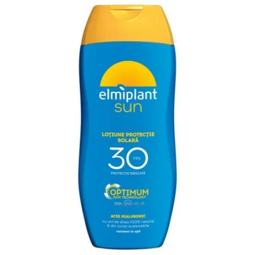 Lotiune cu protectie solara ridicata SPF 30 Optimum Sun, 200 ml, Elmiplant