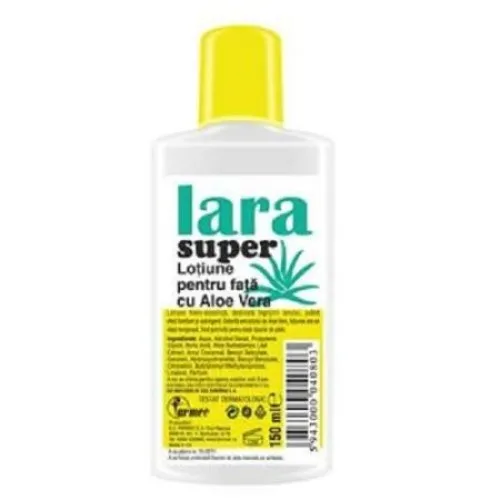 Lotiune pentru fata cu aloe vera Lara Super, 150 ml, Farmec