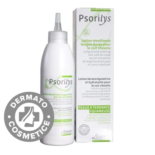 Lotiune pentru scalp cu efect emolient Psorilys, 150ml, Lab Lysaskin