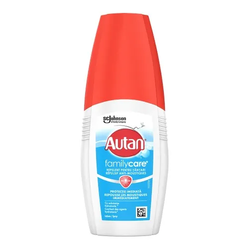 Lotiune spray impotriva tantarilor Family Care, 100ml, Autan