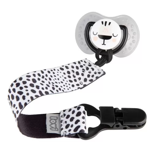 Panglica cu clips pentru suzeta I Love, 1 bucata, LOVI