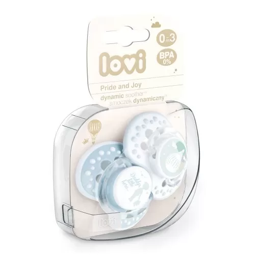 Lovi Suzeta Dynamic Pride&Joy Silicon Baiat 0-3 luni 22/844 - buc. x 2