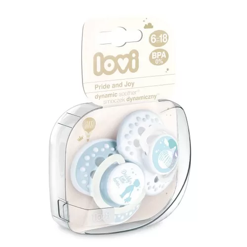 Lovi Suzeta Dynamic Pride&Joy Silicon Baiat 6-18 luni 22/846 - buc. x 2