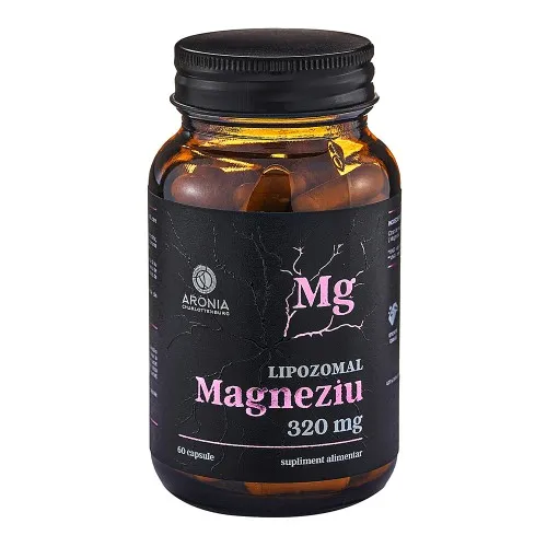 Magneziu Lipozomal 320mg, 60 capsule, Aronia