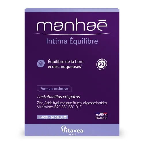Intima Equilibre, 30 capsule vegetale, Manhae