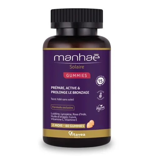 Solaire Gummies Manhae, 60 jeleuri, Vitavea