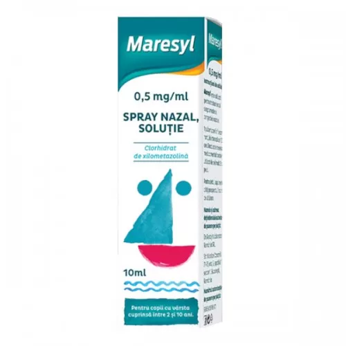 Maresyl spray nazal pentru copii, 0.5 mg/ml, 10 ml, Dr. Reddys
