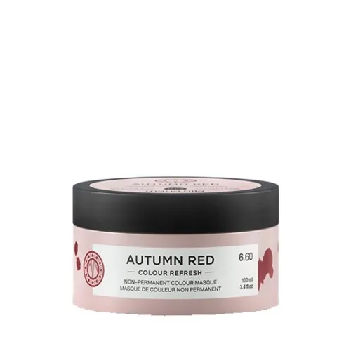 Masca Coloranta de Par Colour Refresh, Autumn Red, 100ml, Maria Nila