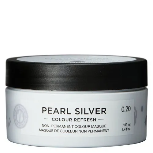 Masca Coloranta de Par Colour Refresh, Pearl Silver, 100ml, Maria Nila