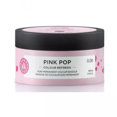 Masca Coloranta de Par Colour Refresh, Pink Pop, 100ml, Maria Nila
