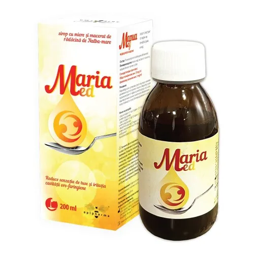 Sirop de radacina de Nalba-mare cu miere Maria Med, 200 ml, Apipharma