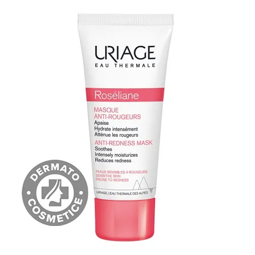 Masca antiroseata cu apa termala Roseliane, 40ml, Uriage
