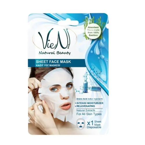 Masca faciala tip servetel cu amino acid, 25g, Vien