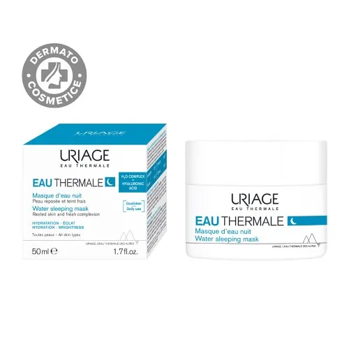 Masca hidratanta de noapte Eau Thermale, 50 ml, Uriage