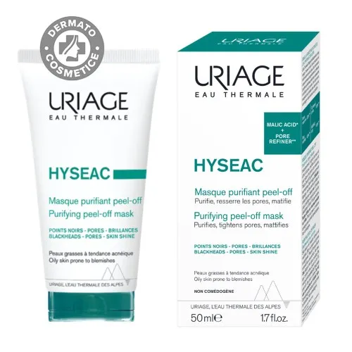 Masca purifianta peel-off Hyseac, 50ml, Uriage