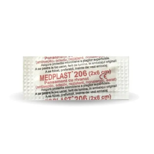 Mebra Medplast Plasturi Rivanol 2 cm x 6 cm x 1