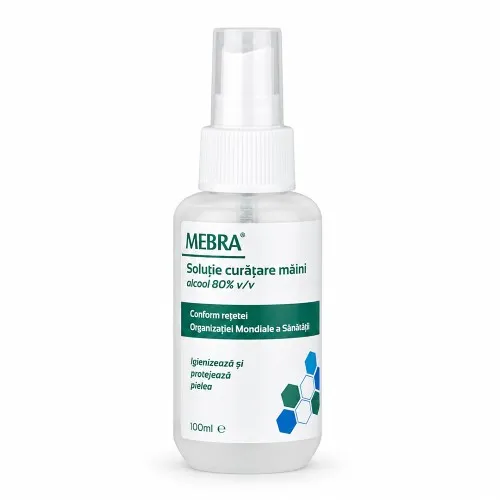 Spray Solutie pt Curatarea Mainilor, 100ml - Mebra