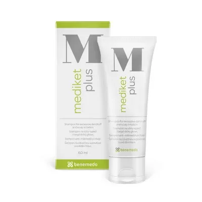 Sampon dermatologic anti-matreata si iritatii Mediket Plus, 60ml, Benemedo