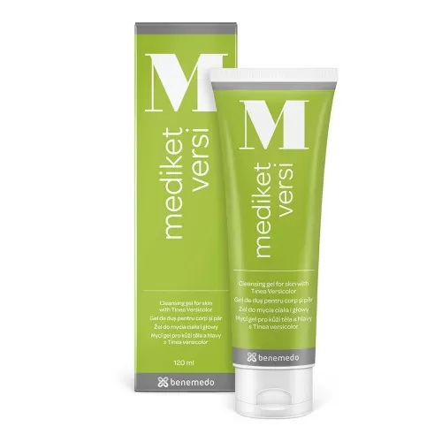 Gel de dus pentru corp si par Mediket Versi, 120ml, Benemedo