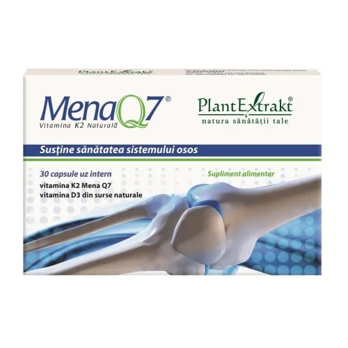 MenaQ7 vitamina K2 naturala, 30 capsule, Plant Extrakt