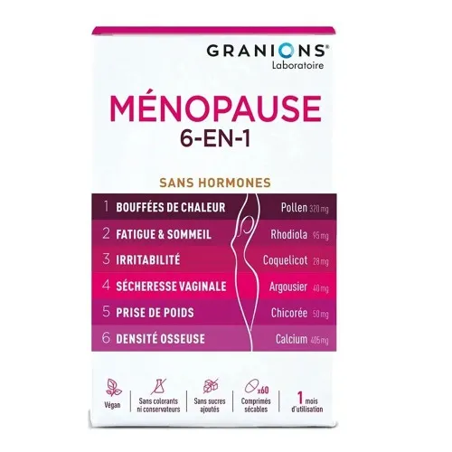 Menopause 6 in 1, 60 comprimate - Granions
