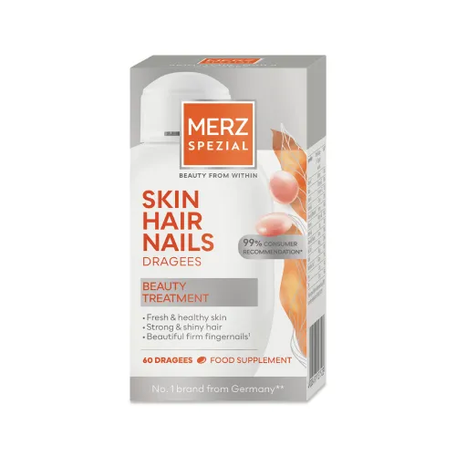 Drajeuri pentru piele, păr și unghii, 60 drajeuri, Merz