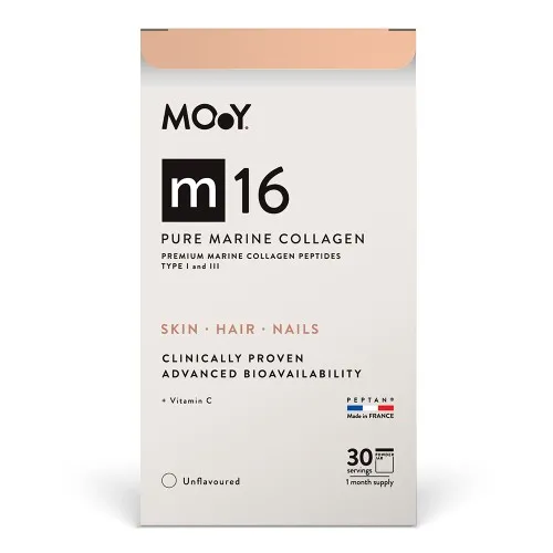 m16 PURE MARINE COLLAGEN & Vitamin C, 303 g, 30 portii, Molecules of Youth