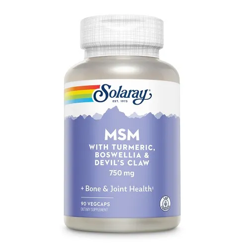 MSM (Metil sulfonil metan) 750 mg, 90 capsule vegetale, Secom