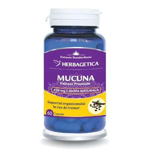 Mucuna, 60 capsule, Herbagetica