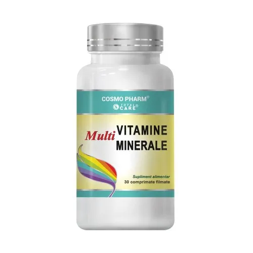 Multivitamine si Multiminerale, 30 tablete, Cosmopharm