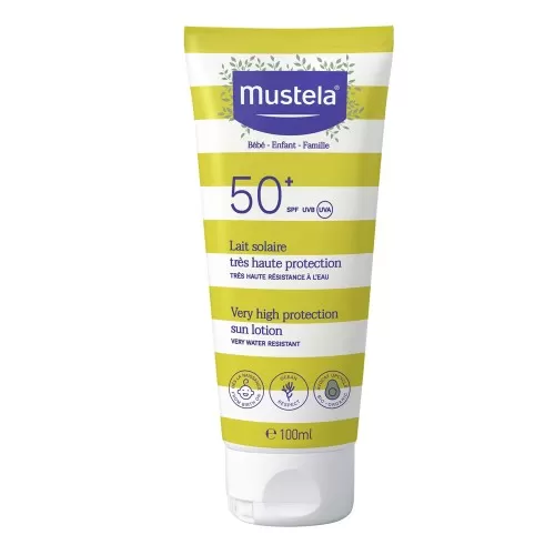 Lotiune pentru protectie solara cu SPF 50+, 100 ml, Mustela