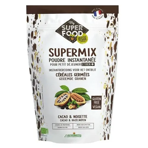 My Superfood Bio Supermix pt Micul Dejun cu Alune de Padure si Cacao fara Gluten x 350gr