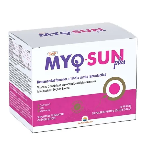 Myo-Sun Plus, 30 plicuri, Sun Wave Pharma