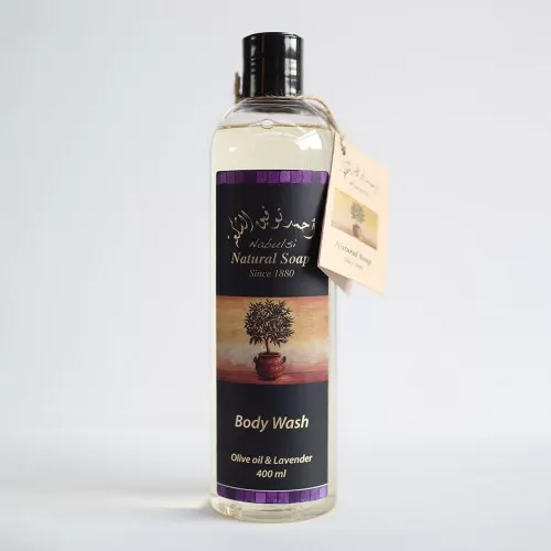 Gel de dus cu ulei de lavanda, 400 ml, Nabulsi