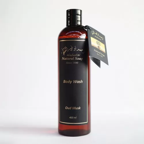 Gel de dus cu ulei de oud si mosc, 400 ml, Nabulsi