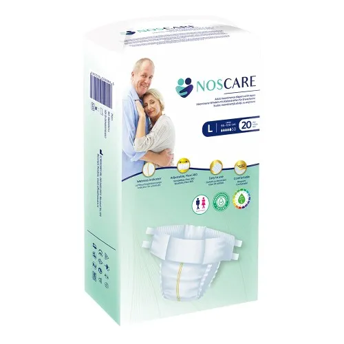 Scutece Incontinenta cu Aripioare Marimea L, 20 buc, Noscares