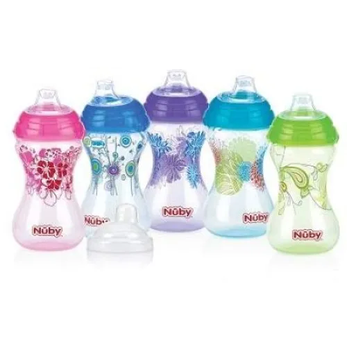 Nuby 10282 Pahar Designer Series Stop Picatura Click Lock x 300 ml