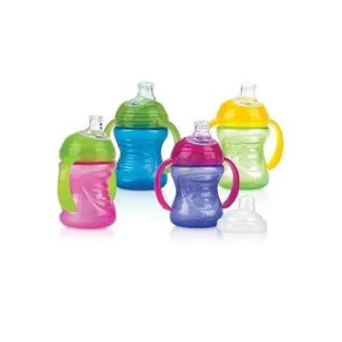 Nuby Pahar cu Pai si Manere, Vari Flo Sistem +6 luni x 240ml