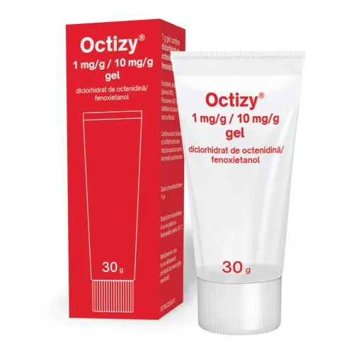 Gel antiseptic Octizy, 1 mg/g/10 mg/g, 30 g, Egis Pharmaceuticals